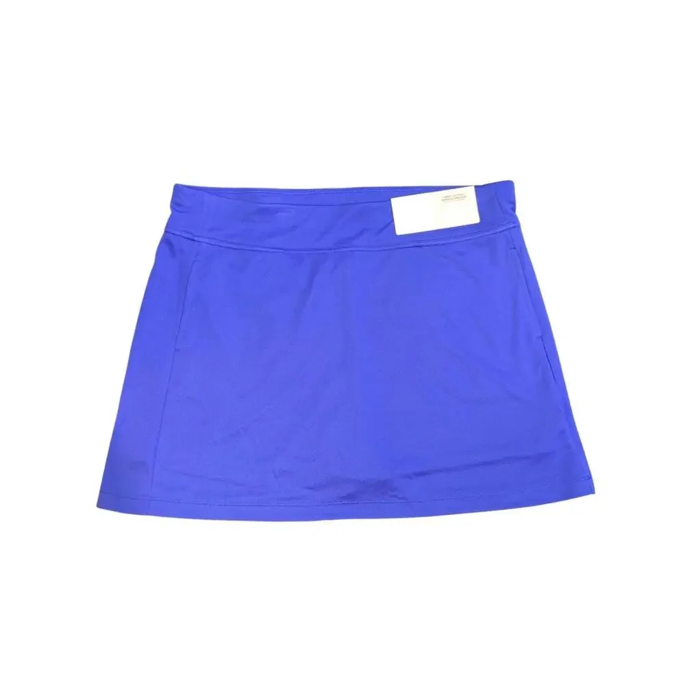 NWT Ben Hogan Gold Royal Blue Tummy Control Skort Skirt/Short XL Tennis Athletic